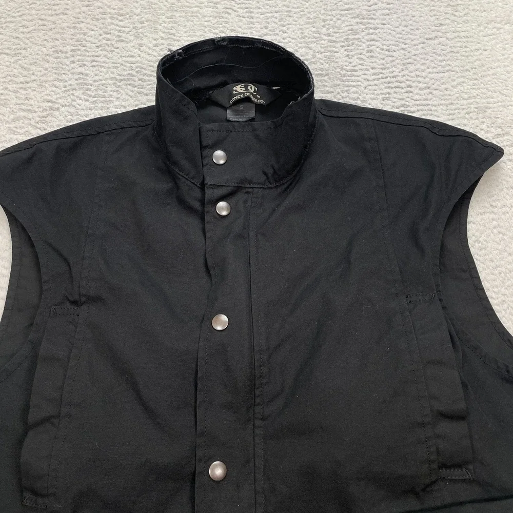 Sydney Oilskin Clothing Co. Vest Men's Size Small Button Up Full Zip FLAW
